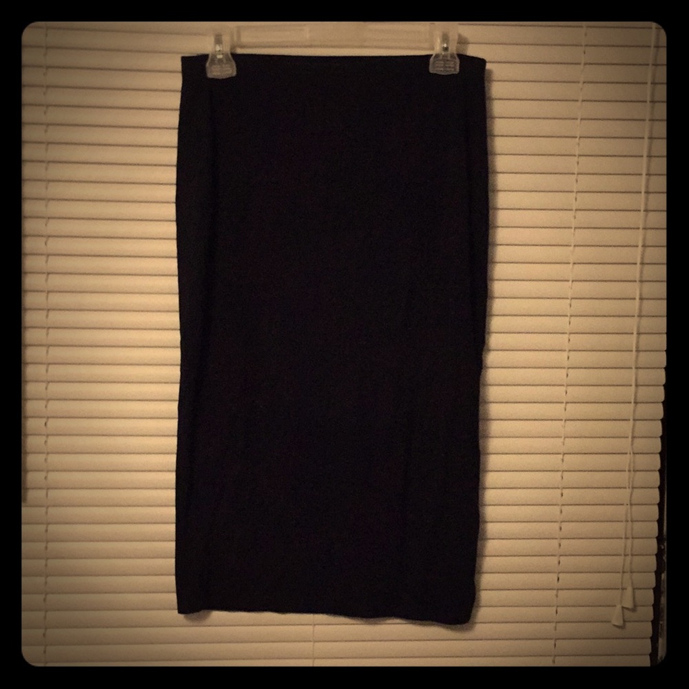 Old Navy black midi skirt